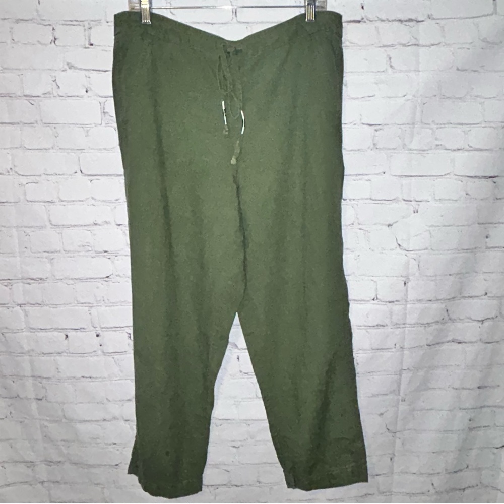 J.‎ Crew linen blend pants size L - Picture 2 of 10